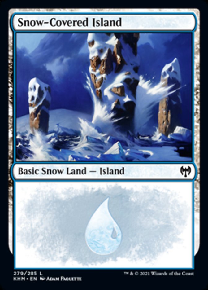 Snow-Covered Island (279) [Kaldheim] | Good Games Morley
