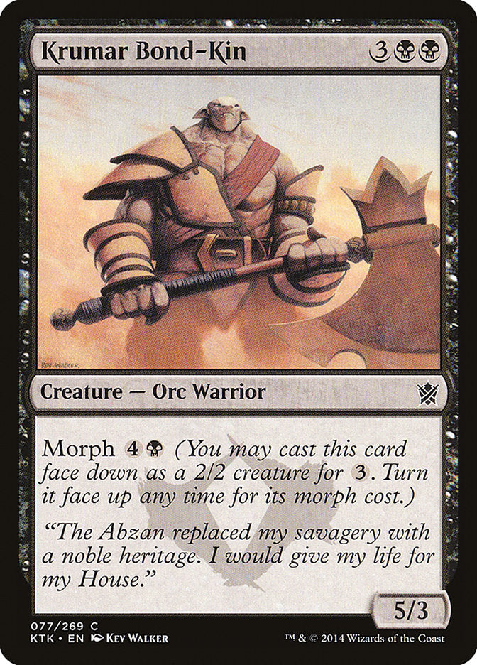 Krumar Bond-Kin [Khans of Tarkir] | Good Games Morley