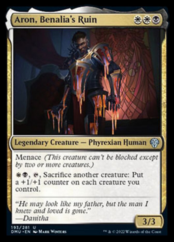 Aron, Benalia's Ruin [Dominaria United] | Good Games Morley