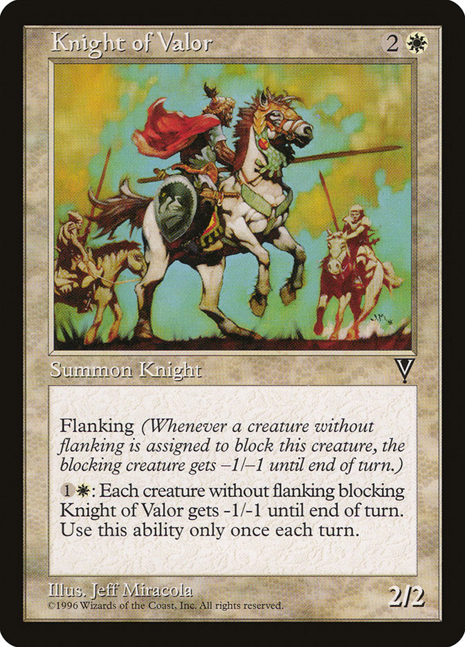 Knight of Valor [Visions] | Good Games Morley