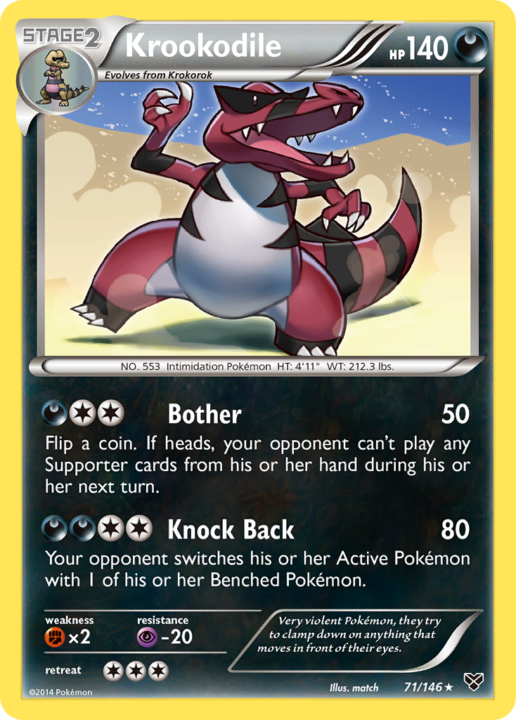 Krookodile (71/146) [XY: Base Set] | Good Games Morley