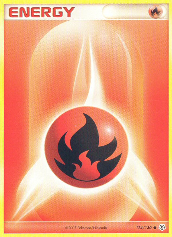 Fire Energy (124/130) [Diamond & Pearl: Base Set] | Good Games Morley