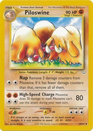 Piloswine (36/64) [Neo Revelation Unlimited] | Good Games Morley
