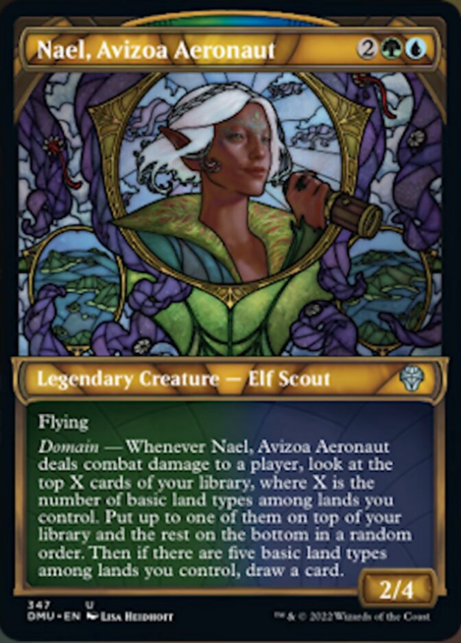 Nael, Avizoa Aeronaut (Showcase Textured) [Dominaria United] | Good Games Morley