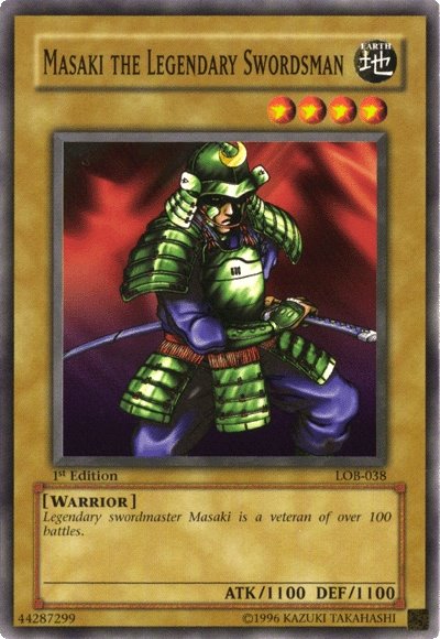 Masaki the Legendary Swordsman [LOB-038] Common | Good Games Morley