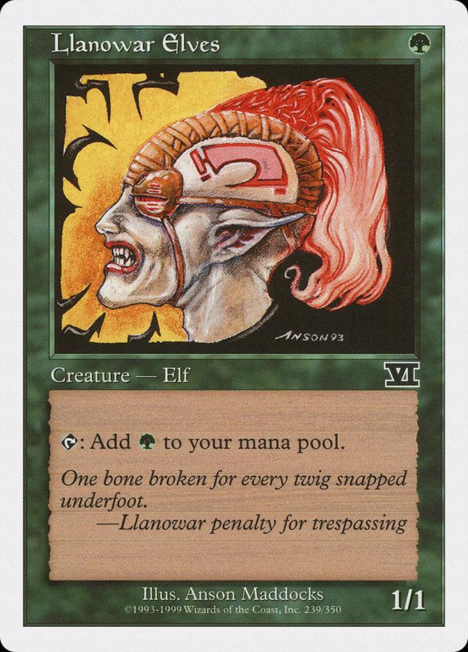 Llanowar Elves [Classic Sixth Edition] | Good Games Morley