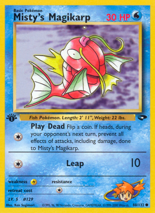 Misty's Magikarp (88/132) [Gym Challenge 1st Edition] | Good Games Morley