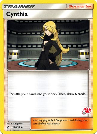 Cynthia (119/156) (Charizard Stamp #59) [Battle Academy 2020] | Good Games Morley