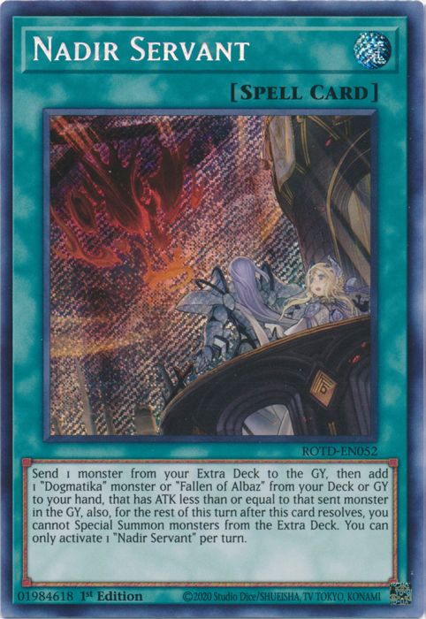 Nadir Servant [ROTD-EN052] Secret Rare | Good Games Morley