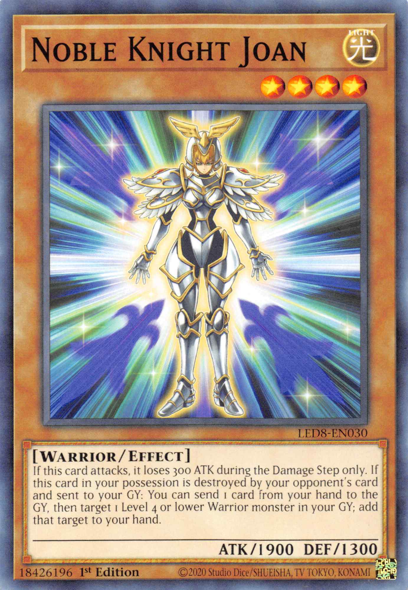 Noble Knight Joan [LED8-EN030] Common | Good Games Morley