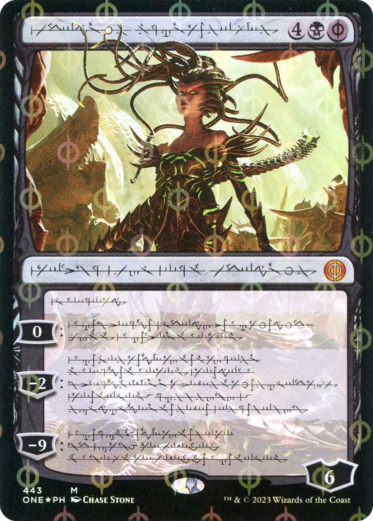 Vraska, Betrayal's Sting (Phyrexian Step-and-Compleat Foil) [Phyrexia: All Will Be One] | Good Games Morley