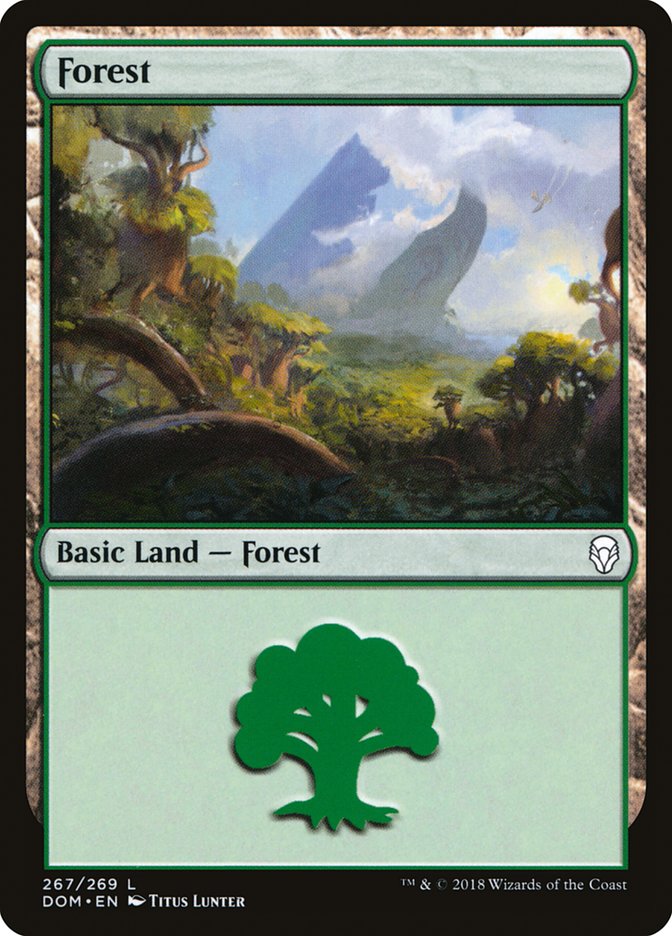 Forest (267) [Dominaria] | Good Games Morley