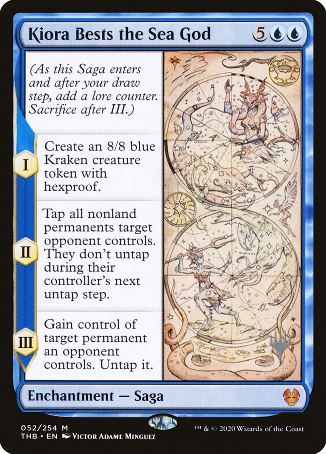 Kiora Bests the Sea God (Promo Pack) [Theros Beyond Death Promos] | Good Games Morley