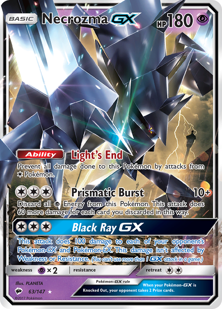 Necrozma GX (63/147) [Sun & Moon: Burning Shadows] | Good Games Morley