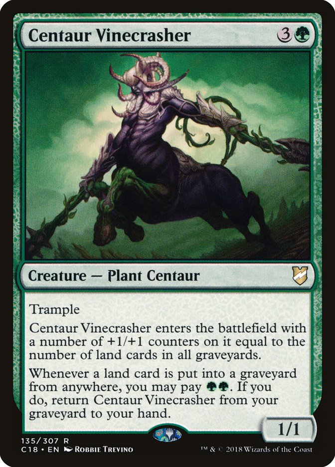 Centaur Vinecrasher [Commander 2018] | Good Games Morley