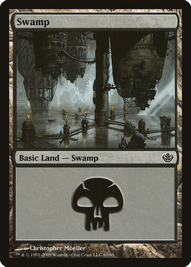 Swamp (61) [Duel Decks: Garruk vs. Liliana] | Good Games Morley