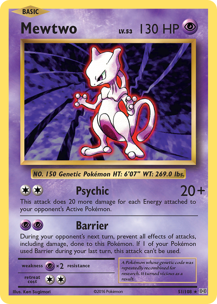 Mewtwo (51/108) [XY: Evolutions] | Good Games Morley