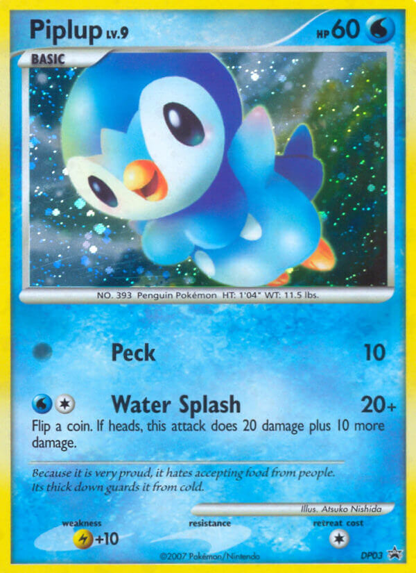Piplup (DP03) [Diamond & Pearl: Black Star Promos] | Good Games Morley
