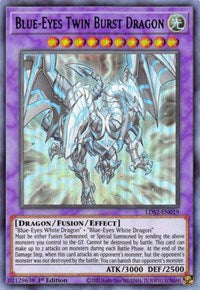 Blue-Eyes Twin Burst Dragon (Green) [LDS2-EN019] Ultra Rare | Good Games Morley
