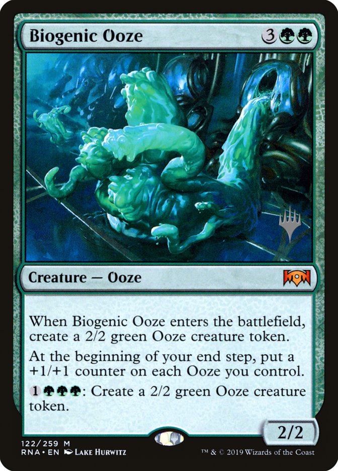 Biogenic Ooze (Promo Pack) [Ravnica Allegiance Promos] | Good Games Morley