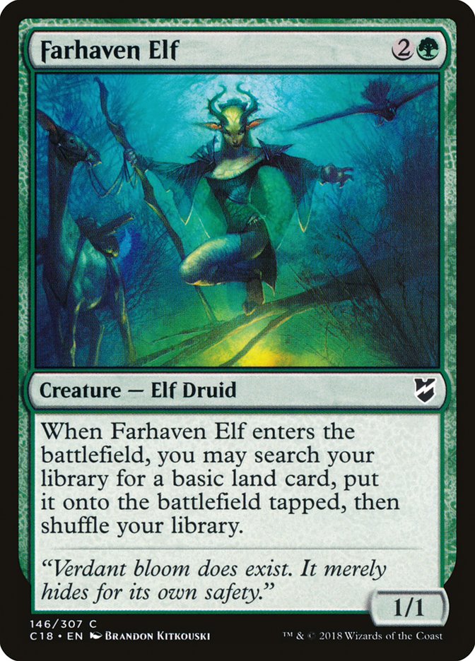 Farhaven Elf [Commander 2018] | Good Games Morley