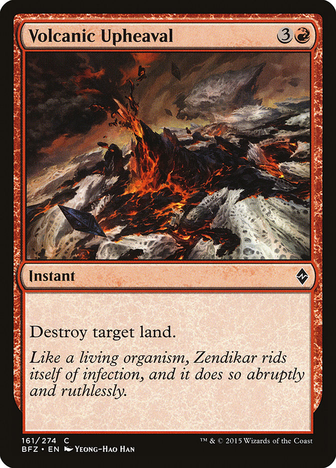 Volcanic Upheaval [Battle for Zendikar] | Good Games Morley