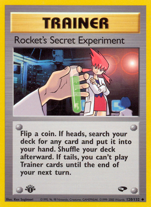 Rocket's Secret Experiment (120/132) [Gym Challenge 1st Edition] | Good Games Morley