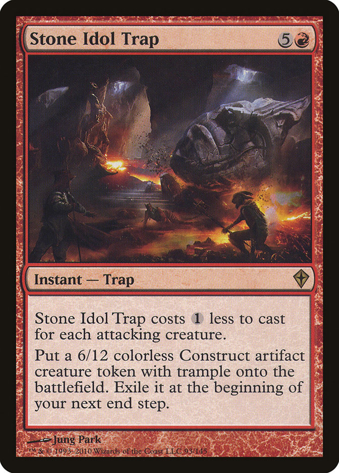 Stone Idol Trap [Worldwake] | Good Games Morley