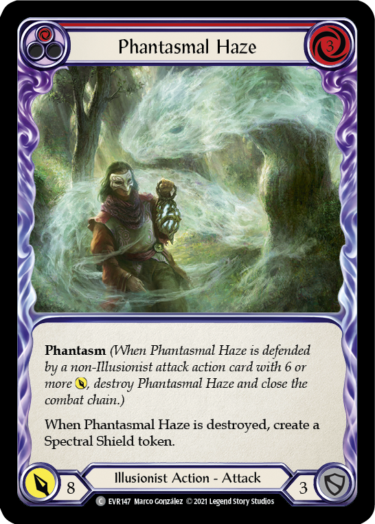 Phantasmal Haze (Red) [EVR147] (Everfest)  1st Edition Normal | Good Games Morley