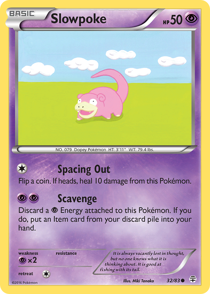 Slowpoke (32/83) [XY: Generations] | Good Games Morley