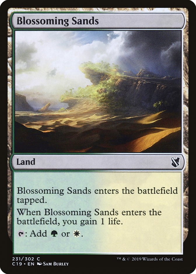 Blossoming Sands [Commander 2019] | Good Games Morley