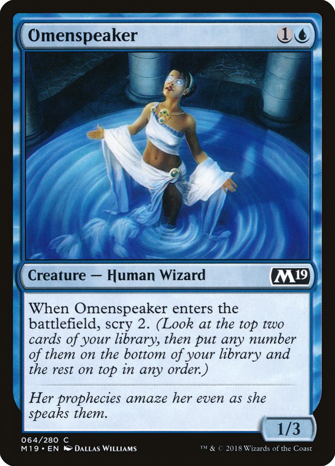 Omenspeaker [Core Set 2019] | Good Games Morley
