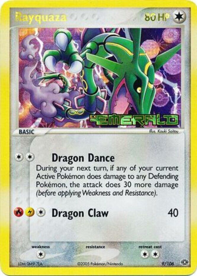 Rayquaza (9/106) (Stamped) [EX: Emerald] | Good Games Morley