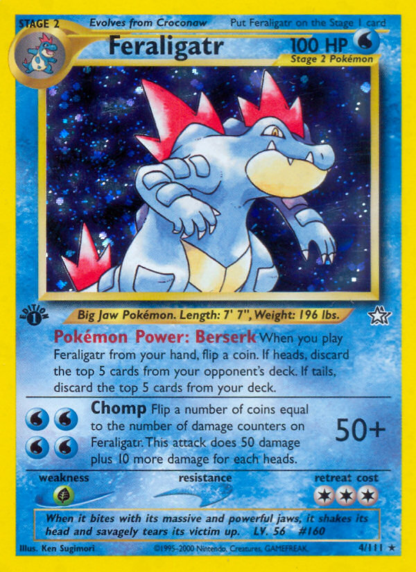 Feraligatr (4/111) [Neo Genesis 1st Edition] | Good Games Morley