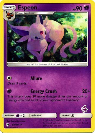 Espeon (89/214) (Mewtwo Deck) [Battle Academy 2020] | Good Games Morley