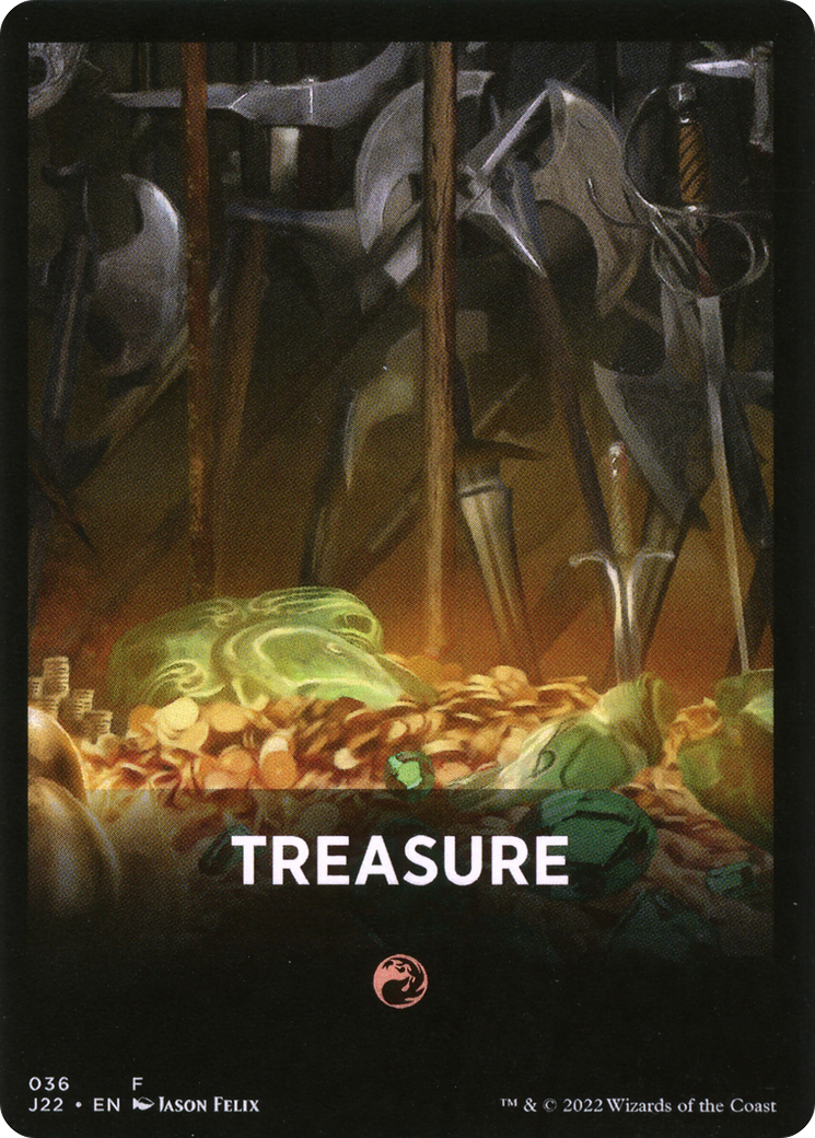 Treasure Theme Card [Jumpstart 2022 Front Cards] | Good Games Morley