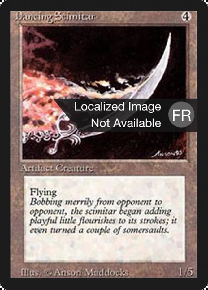 Dancing Scimitar [Foreign Black Border] | Good Games Morley