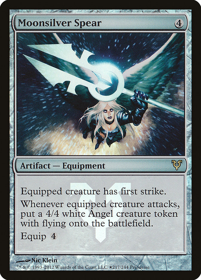 Moonsilver Spear [Avacyn Restored Prerelease Promos] | Good Games Morley