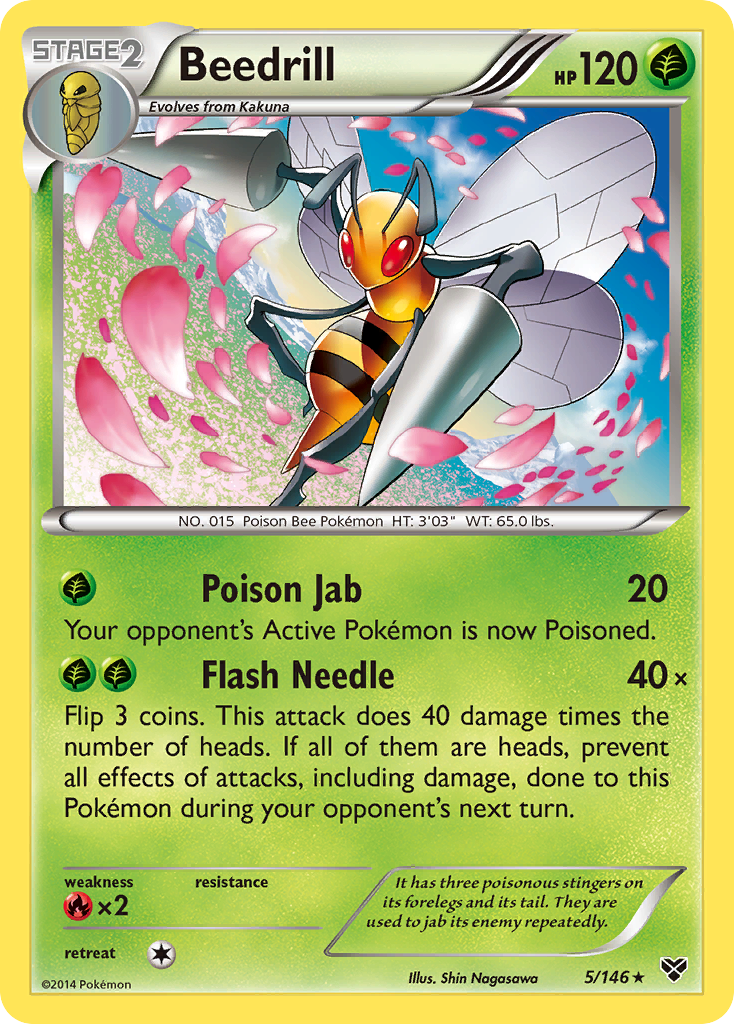 Beedrill (5/146) [XY: Base Set] | Good Games Morley