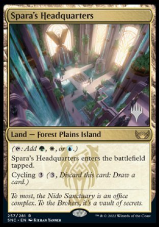 Spara's Headquarters (Promo Pack) [Streets of New Capenna Promos] | Good Games Morley