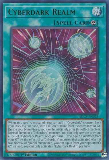 Cyberdark Realm [SDCS-EN023] Ultra Rare | Good Games Morley