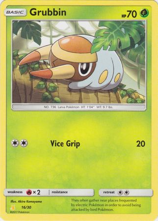 Grubbin (16/30) [Sun & Moon: Trainer Kit - Alolan Raichu] | Good Games Morley