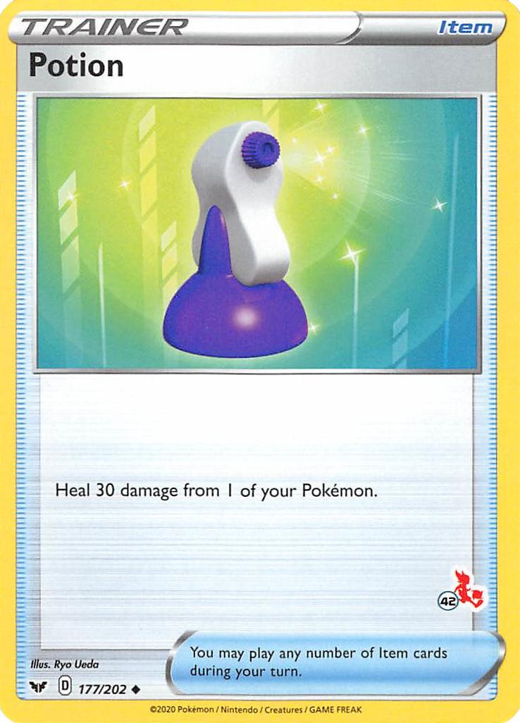 Potion (177/202) (Cinderace Stamp #42) [Battle Academy 2022] | Good Games Morley
