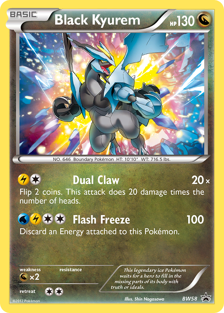 Black Kyurem (BW58) [Black & White: Black Star Promos] | Good Games Morley