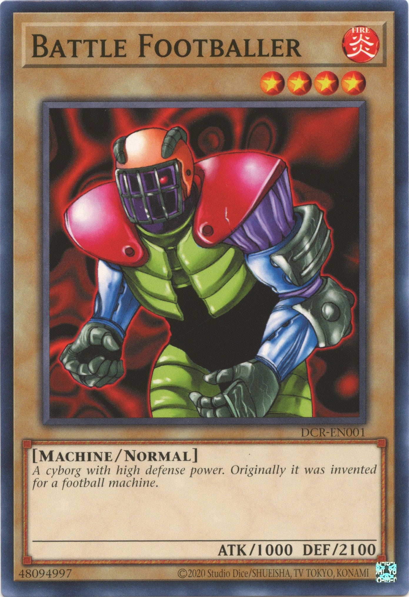 Battle Footballer (25th Anniversary) [DCR-EN001] Common | Good Games Morley