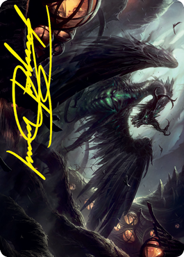 Beledros Witherbloom Art Card (Gold-Stamped Signature) [Strixhaven: School of Mages Art Series] | Good Games Morley