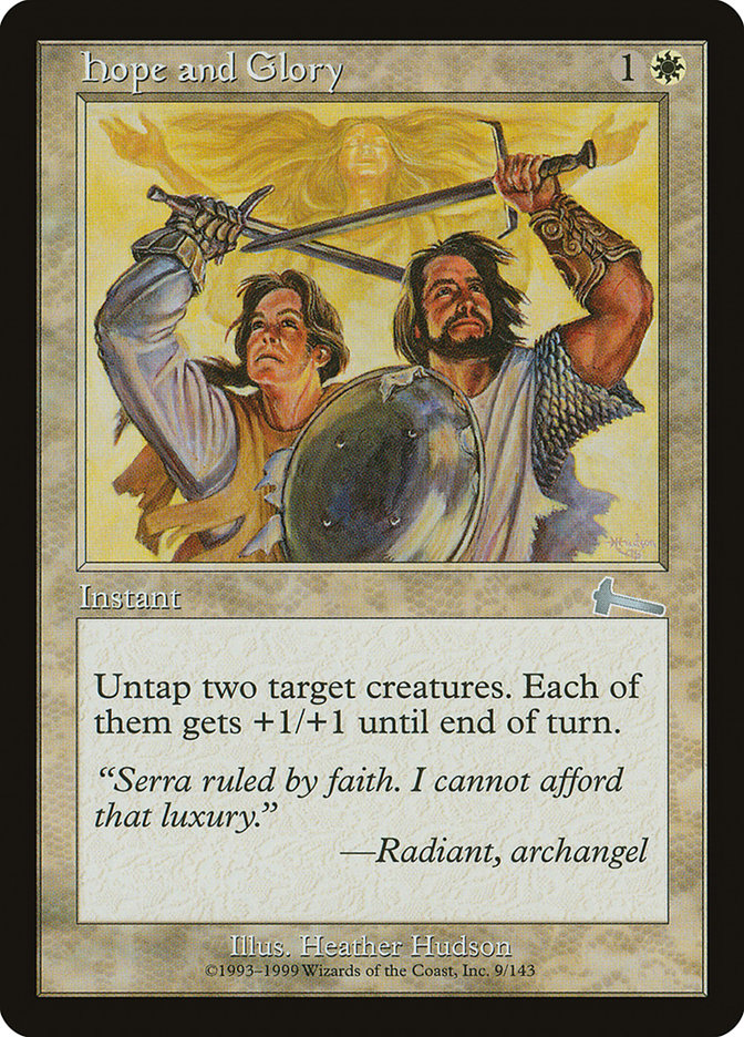 Hope and Glory [Urza's Legacy] | Good Games Morley