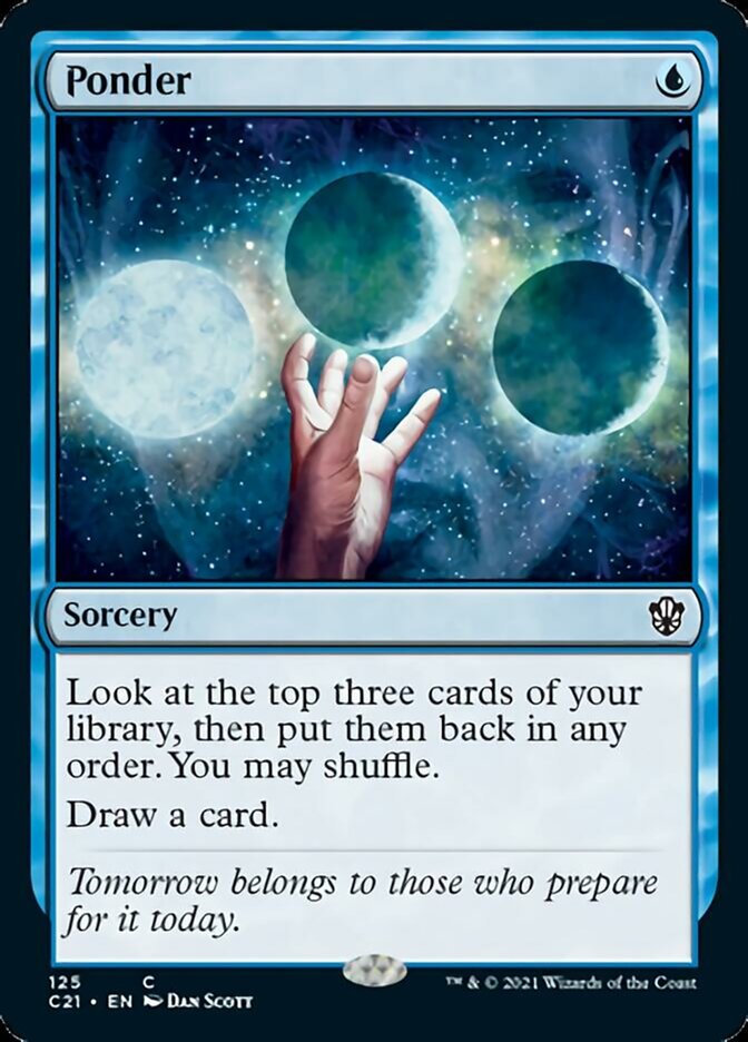 Ponder [Commander 2021] | Good Games Morley