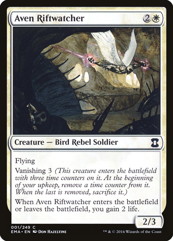 Aven Riftwatcher [Eternal Masters] | Good Games Morley