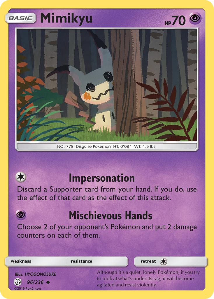 Mimikyu (96/236) [Sun & Moon: Cosmic Eclipse] | Good Games Morley